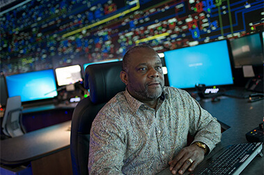 Dominion Energy Employee Working on Computer