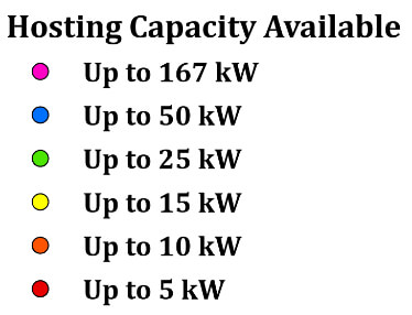 Hosting Capacity Tool - Residential Tool Legend