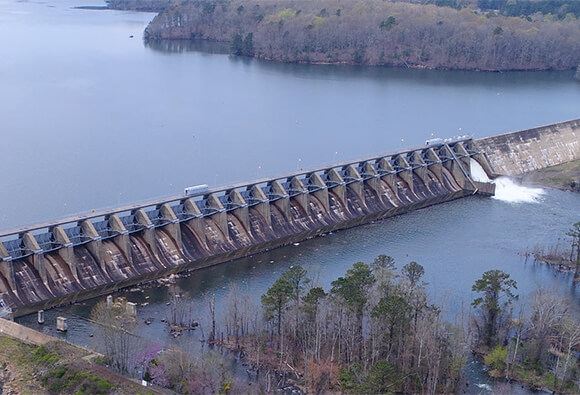 Lake Gaston Dam