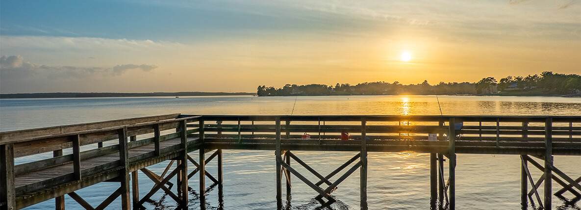 A Fishing Pier on Irmo Side Park on Lake Murray