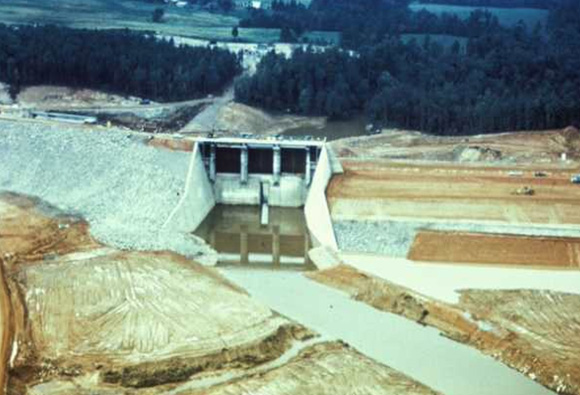 Dam construction