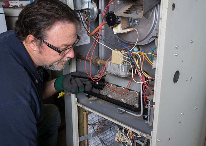 Check up on a furnace