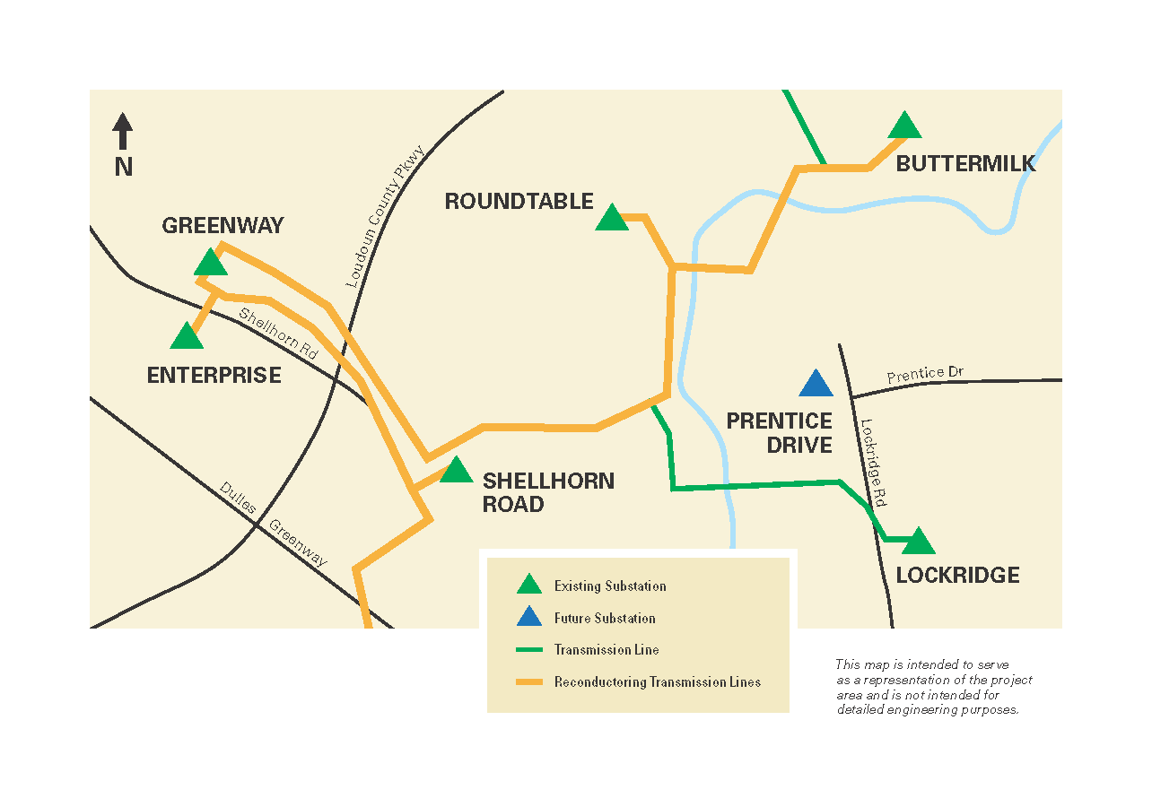 Map of Buttermilk Roundtable Greenway Enterprise Shellhorn project