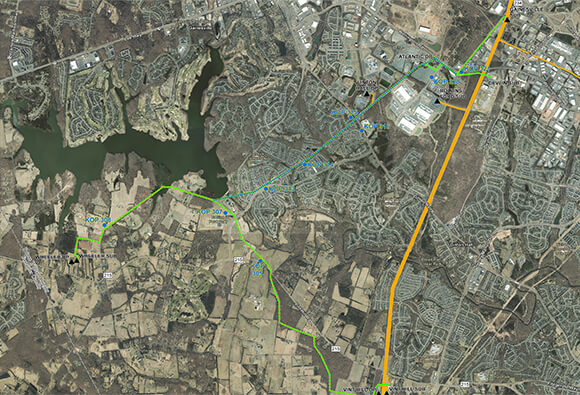 Gainesville-Wheeler Overview Map