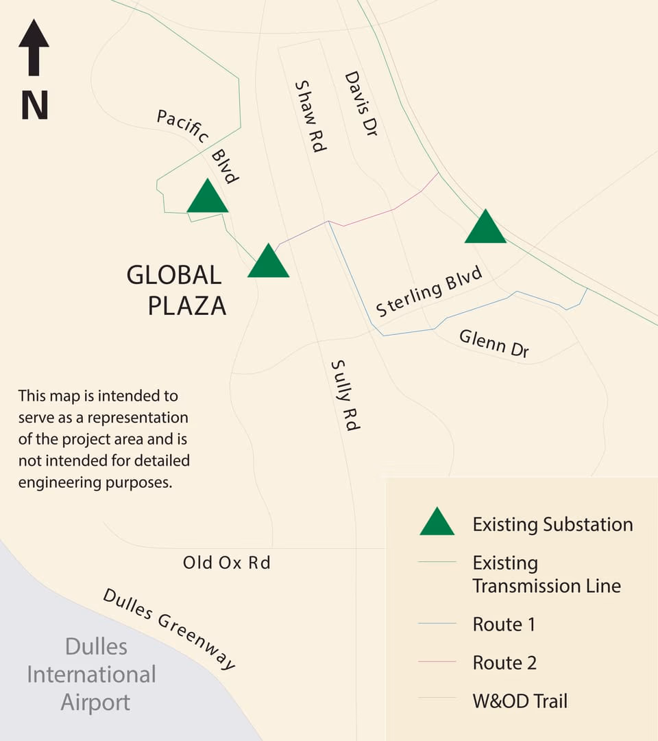 Global Plaza Loop Map