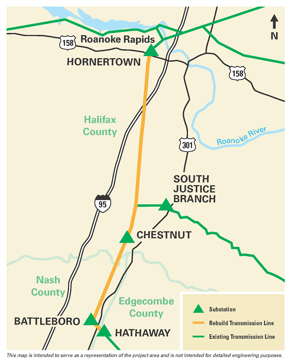 Hornertown-Hathaway Rebuild Map May 2023