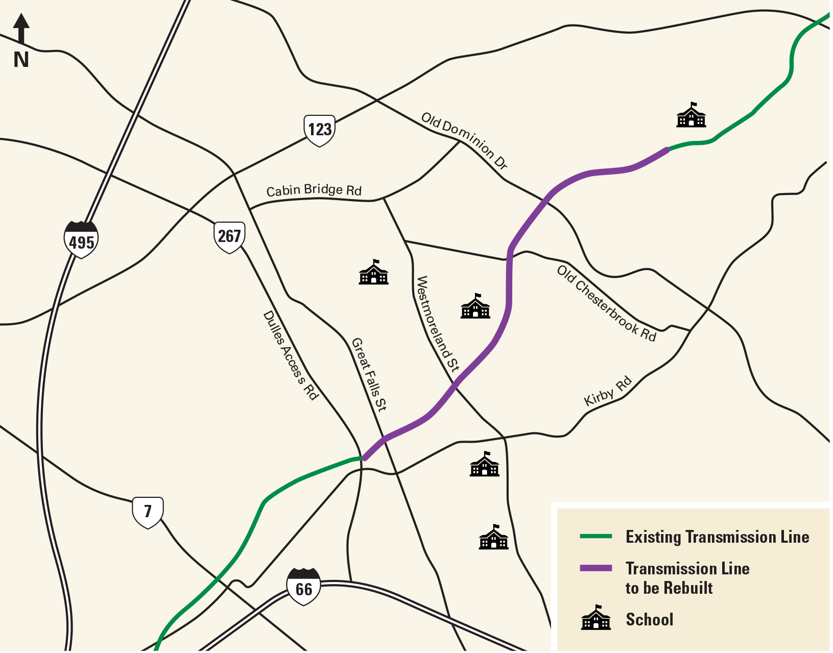 McLean Partial Rebuild Map