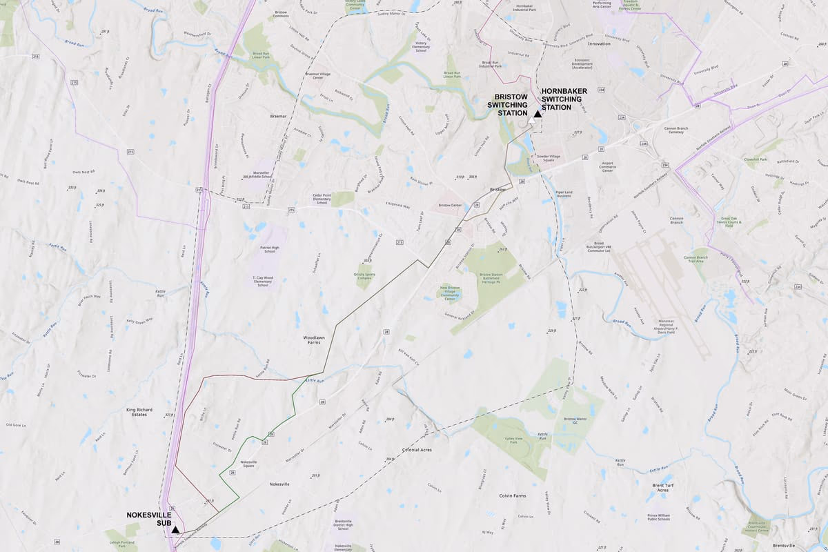 Nokesville Project Map