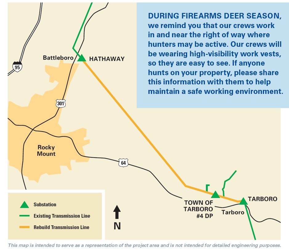 Map with Hunting Safety Box
