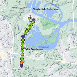 Backyard application map