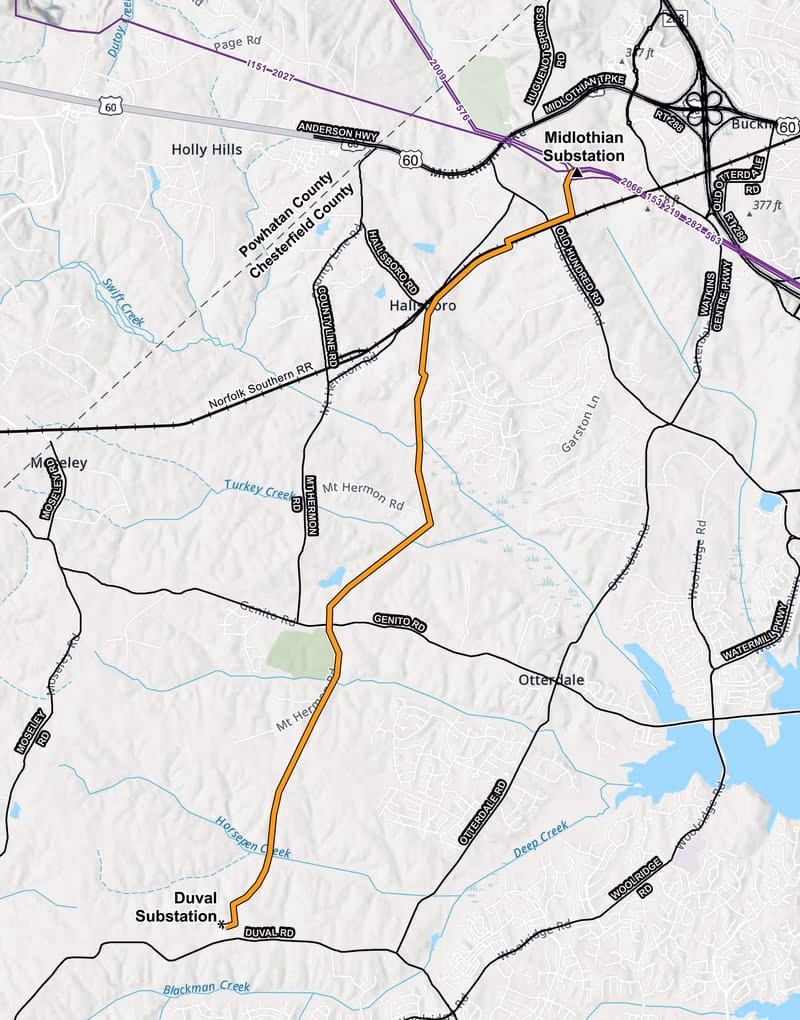 Western Chesterfield Approved Map
