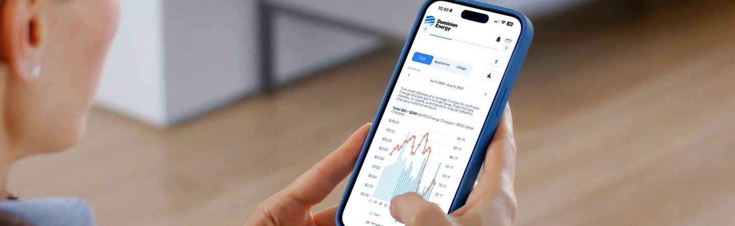 Monitoring energy usage on a phone