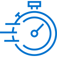 Stopwatch moving fast icon