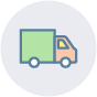 Moving truck icon