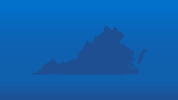 Virginia State Outline