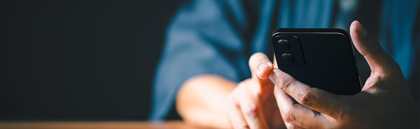 Man Using Mobile Phone