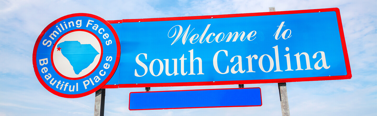Welcome to South Carolina Sign