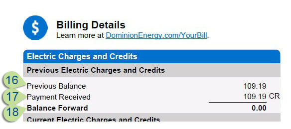 North Carolina Bill Sample Items 16-18