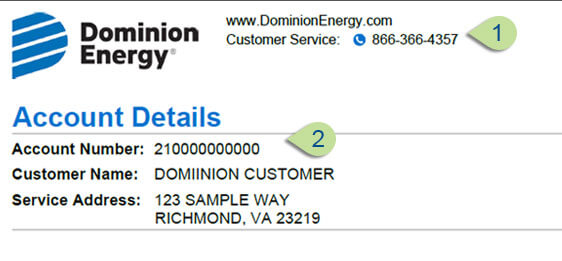 Virginia Bill Sample Items 1-2