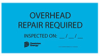 Overhead Repair Required