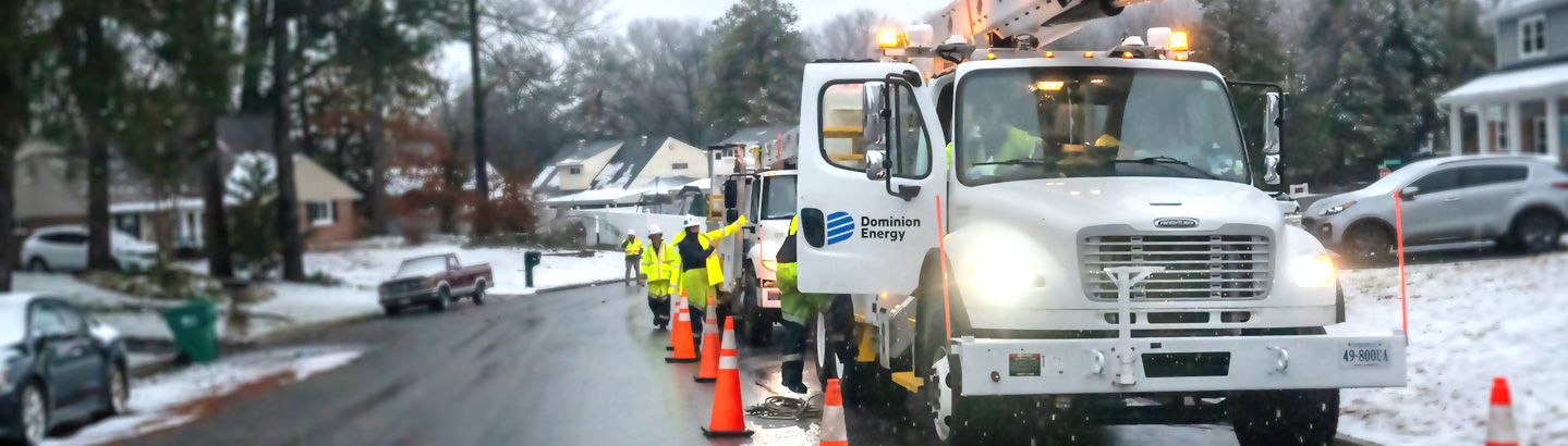 Power restoration with truck