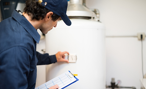 Inspecting an appliance