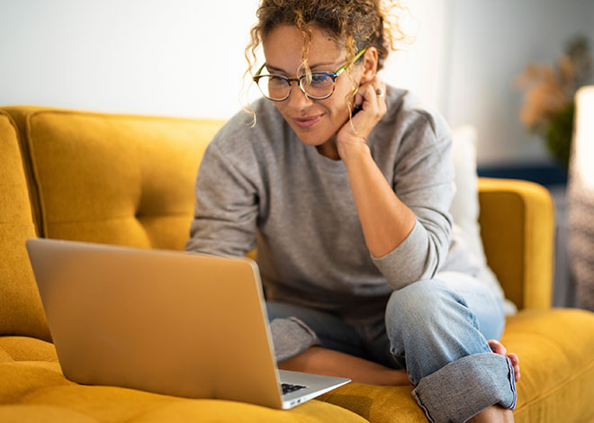 On the computer
