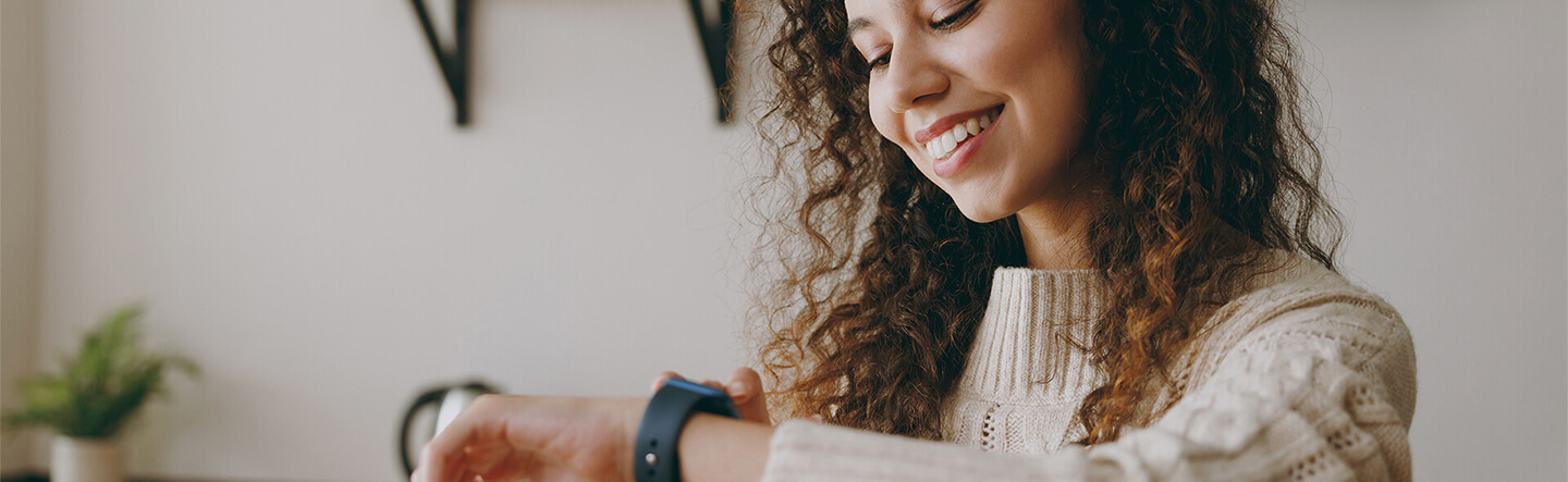 Lady Checking Her Watch