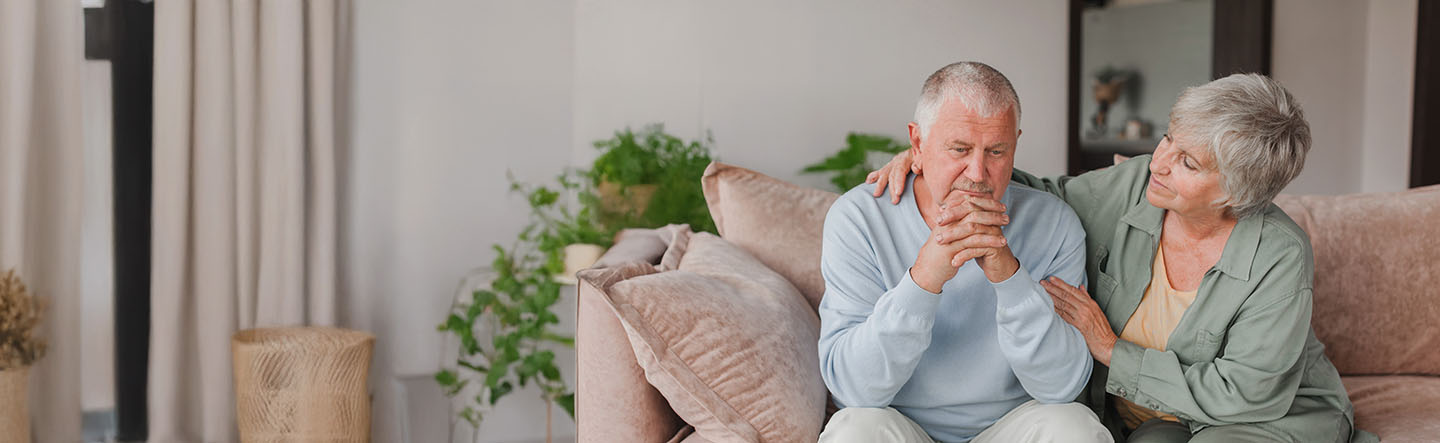 Consoling a family member