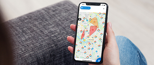 outage map on phone