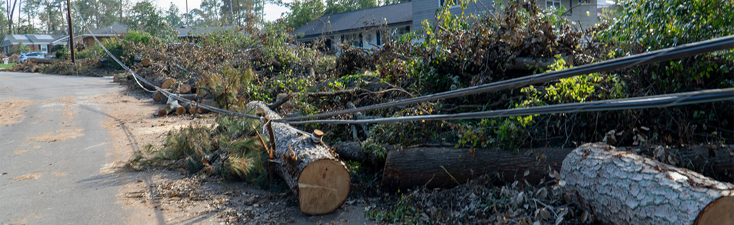 Damage From Hurricane Helene