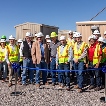 Dominion Energy Employees at Delta, Utah Hydrogen Building Project Ribbon Cutting Ceremony