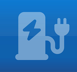 Electric Vehicle Charging Station Icon