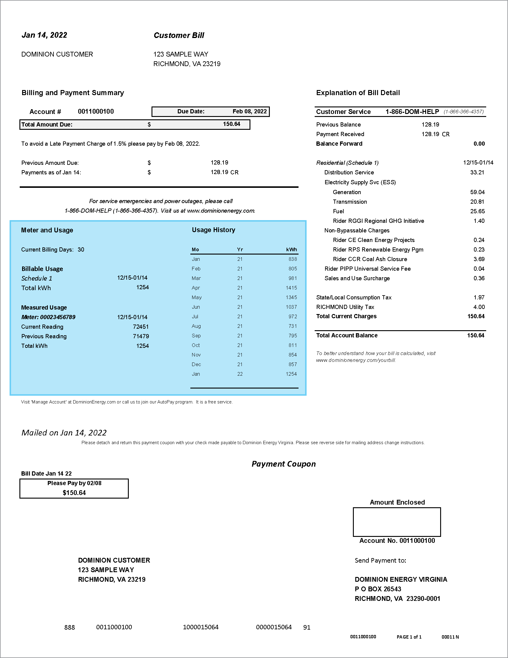 Understand My Bill | Virginia | Dominion Energy